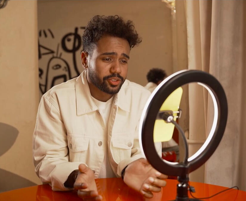 tired of looking at the camera all day? Try Communicada